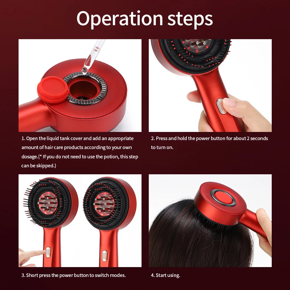 Luna Dea ™ Red Light Massage Comb