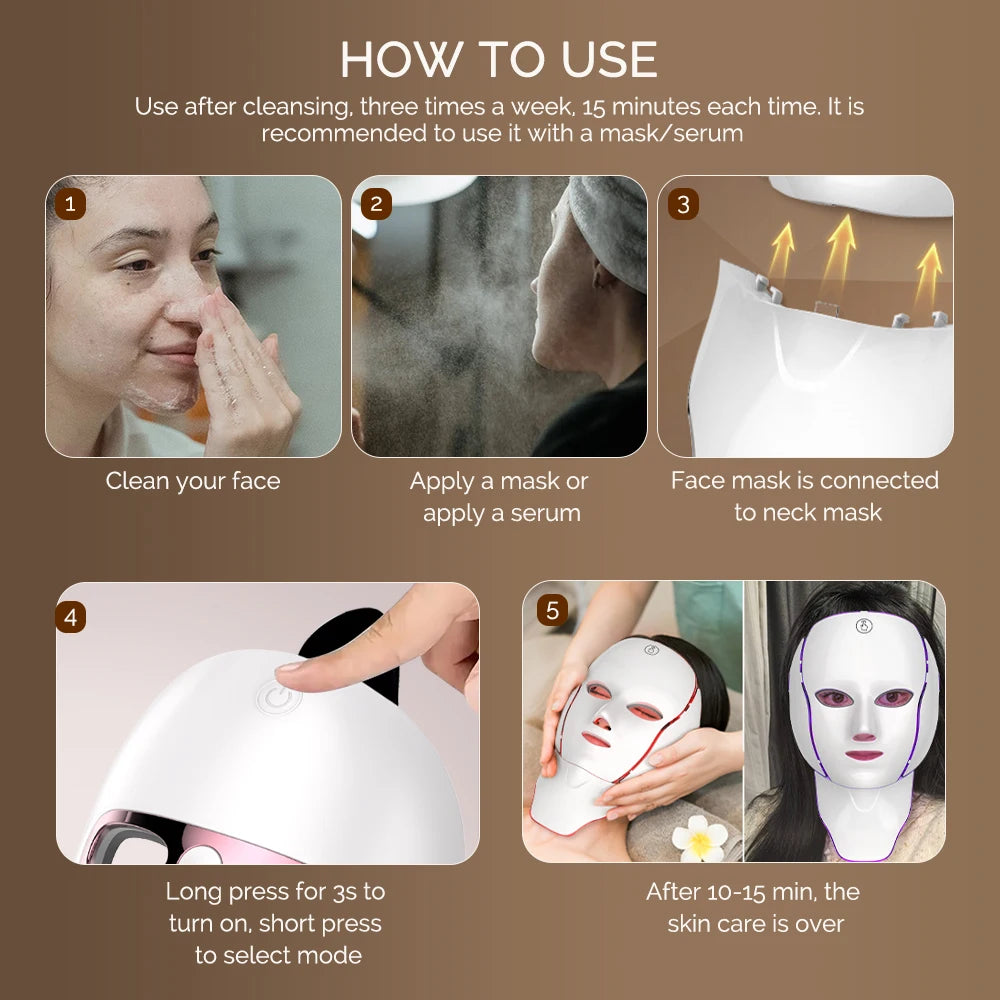 Luna Dea ™ 7 Colors Light LED Mask